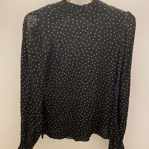 Women’s reformation turtleneck blouse